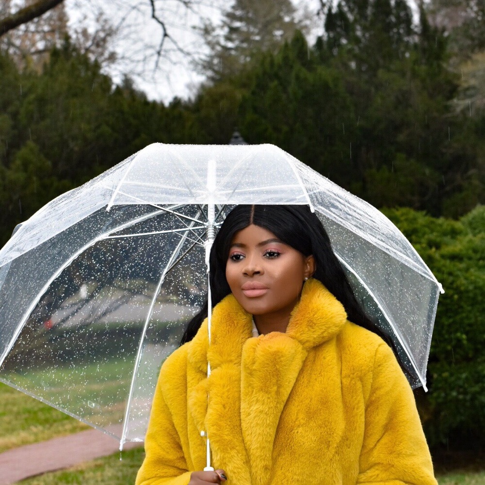 Totes Clear umbrella Big 47” Arch NEW *HUGE SALE*